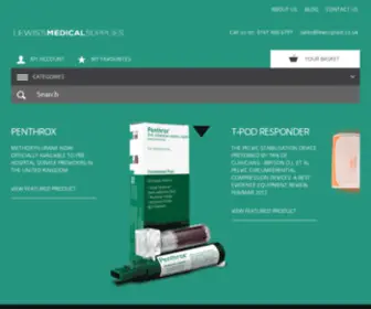 Lewis-Plast.co.uk(Lewis's Medical Supplies) Screenshot