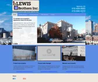 Lewisbrospainting.net(Painting Contractors) Screenshot