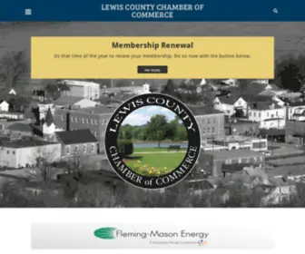 Lewischamber.com(LEWIS COUNTY CHAMBER OF COMMERCE) Screenshot