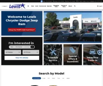 Lewischryslerdodge.com Screenshot