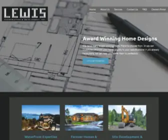 Lewisconstructioninc.com(Custom Home Builder) Screenshot