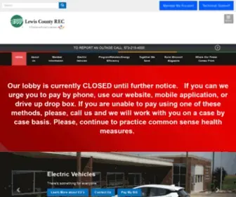 Lewiscountyrec.org(Lewis county rec’s mission) Screenshot