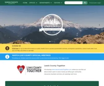 Lewiscountywa.gov(Lewis County Washington) Screenshot