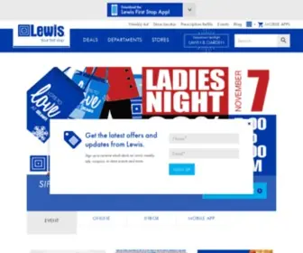 Lewisdrug.com(Pharmacy, Groceries & Everyday Basics) Screenshot