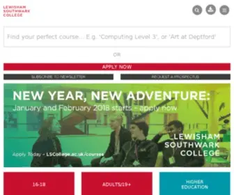 Lewisham.ac.uk(Lewisham College) Screenshot
