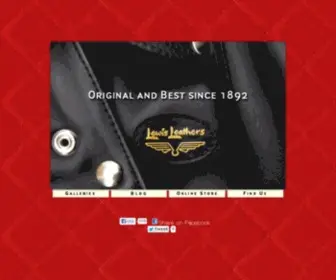 Lewisleathers.com(Lewis Leathers) Screenshot