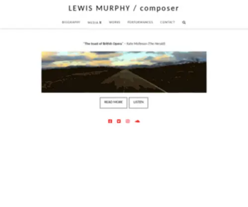 Lewismurphy.com(Lewis Murphy) Screenshot