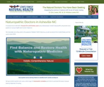 Lewisnaturalhealth.com(Holistic Doctors in Asheville) Screenshot