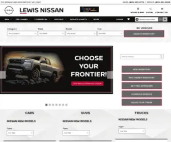 Lewisnissan.com(Lewis Nissan) Screenshot