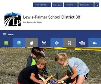 Lewispalmer.org(Lewis-Palmer School District #38) Screenshot