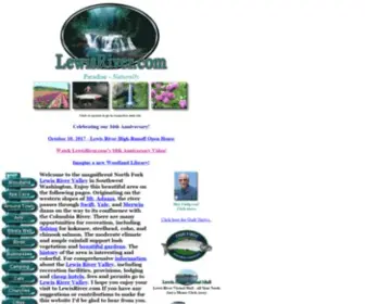 Lewisriver.com(Southern Washington's North Fork Lewis River) Screenshot