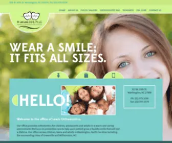 Lewissteeleortho.com(Orthodontists in Washington) Screenshot