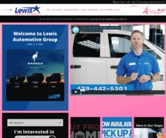 LewissuperStore.com(Lewis Automotive Group) Screenshot