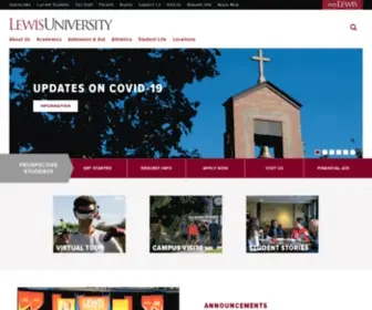 Lewisu.edu(Lewis University) Screenshot