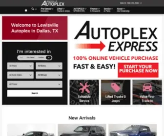Lewisvilleautoplex.com Screenshot