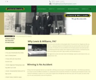 Lewiswilliamslaw.com(Lewis & Williams Law) Screenshot