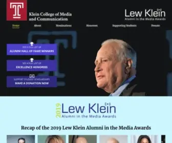 Lewkleinawards.com(Lew Klein Awards) Screenshot