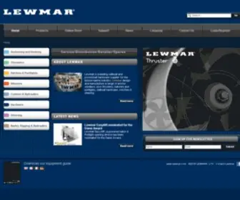 Lewmar.com(Homepage) Screenshot