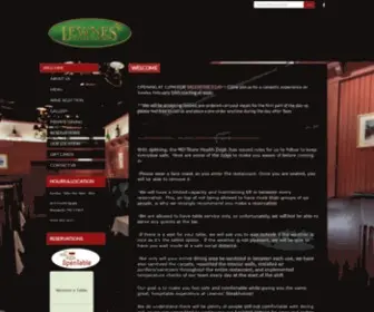 Lewnessteakhouse.com(Lewnes' Steak House) Screenshot