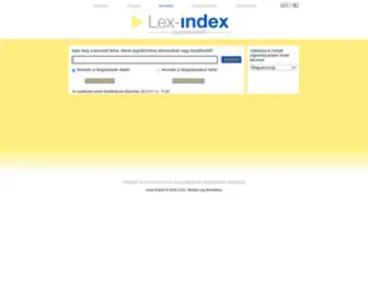 Index jogszabálykereső