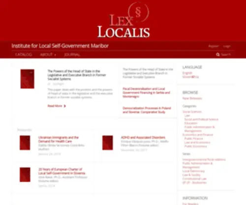Lex-Localis.press(Lex Localis press) Screenshot