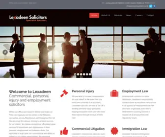 Lexadeen.co.uk(Commercial and Employment Solicitors) Screenshot