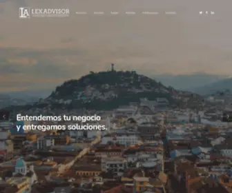 Lexadvisorecuador.com(Lex Advisor Ecuador) Screenshot