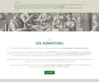 Lexalimentaria.eu(Lex Alimentaria) Screenshot