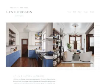 Lexandhudson.com(Lex & Hudson Interiors) Screenshot