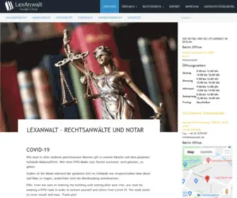 Lexanwalt.de(Notar in Berlin) Screenshot