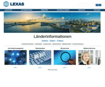 Lexas.eu(Lexas Information Network) Screenshot