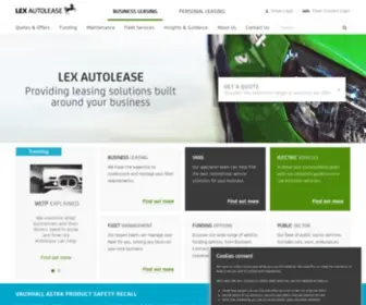 Lexautolease.co.uk(Business Car Leasing) Screenshot