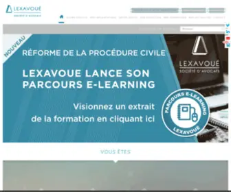 Lexavoue.com(Lexavoué) Screenshot