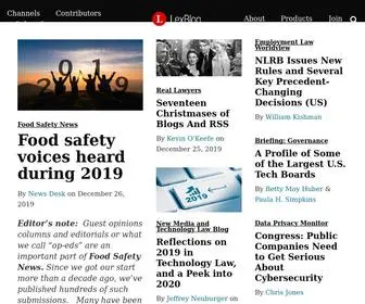 Lexblog.com(The World's Largest Law Blog Community) Screenshot