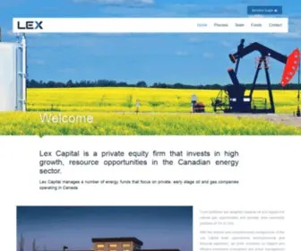 Lexcapital.ca(Lex Capital Management Inc) Screenshot