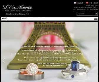 Lexcellencediamond.com(L'Excellence Diamond) Screenshot