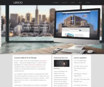 Lexcio.com(Website Design in San Francisco by the Web Design Company) Screenshot