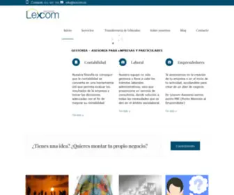 Lexcom.es(Asesoria de empresas y particulares) Screenshot