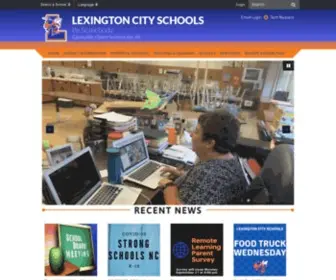 Lexcs.org(Lexington City Schools) Screenshot