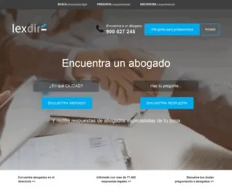 LexDir.com(Encuentra tu abogado en España) Screenshot