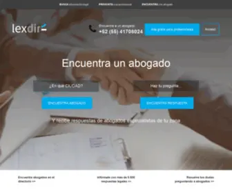 LexDir.mx(Encuentra tu abogado en México) Screenshot