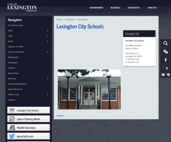 Lexedu.org(Lexington, VA) Screenshot