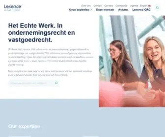 Lexence.com(En vastgoedrecht) Screenshot