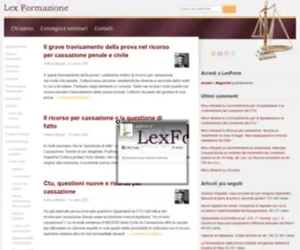 Lexform.it(Lex & Formazione) Screenshot