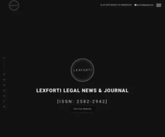Lexforti.com(LexForti Legal News & Journal) Screenshot
