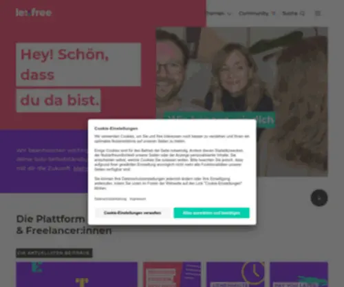 Lexfree.de(Plattform für Solo) Screenshot
