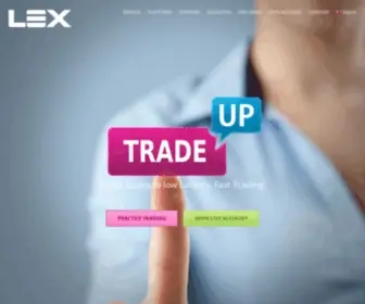 Lexfx.com(Lexington Global Markets LEX) Screenshot
