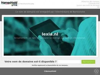 Lexia.nl(Noms de domaine) Screenshot