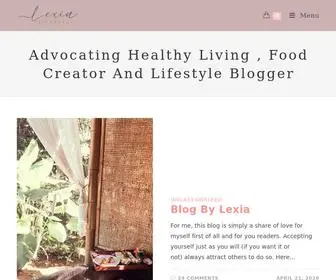 Lexialifestyle.com(Advocating healthy living) Screenshot