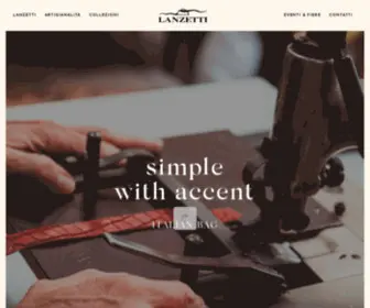 Lexiapel.com(Lanzetti Borse e Accessori Moda a Lesa) Screenshot